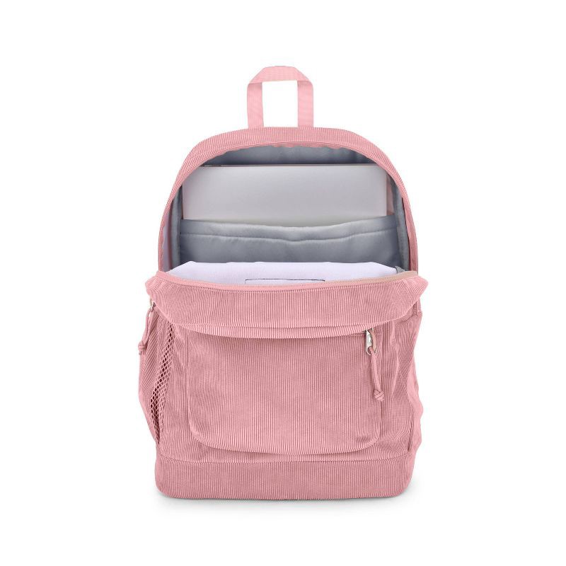 slide 6 of 8, JanSport Cross Town Plus Remix 17" Backpack - Misty Rose: School & Laptop Bag, 1 ct