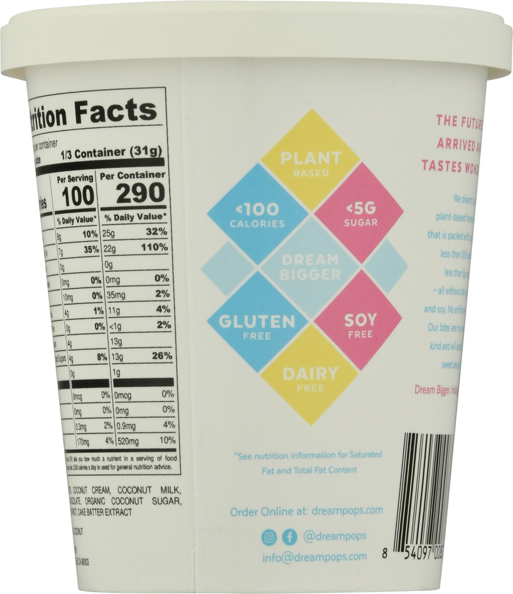 slide 2 of 9, Dream Pops Bites Chocolatey-Covered Birthday Cake Frozen Dessert 4 fl oz, 4 oz