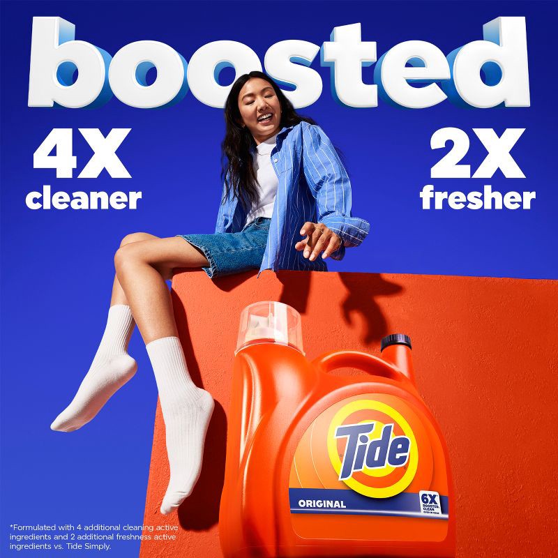 slide 4 of 15, Tide Original HE Compatible Liquid Laundry Detergent Soap - 149 fl oz, 149 fl oz