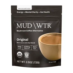 MUD WTR Organic Original Cacao Mushroom Coffee Alternative - 2.5oz
