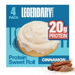 Legendary Foods Gluten Free and Keto Friendly Protein Sweet Roll - Cinnamon - 9.5oz/4ct