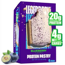 Legendary Foods Gluten Free and Keto Friendly Protein Pastry - Blueberry - 8.6oz/4ct