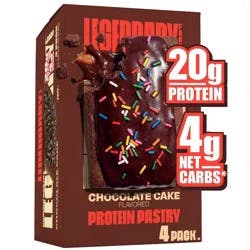 Legendary Foods Gluten Free and Keto Friendly Protein Pastry - Chocolate Cake - 8.6oz/4ct