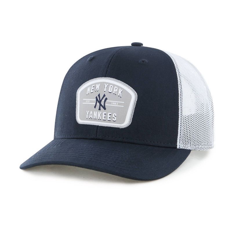 slide 1 of 2, MLB New York Yankees Clayford Hat: Team Logo, Adjustable Strap, Adult Sizing, 1 ct