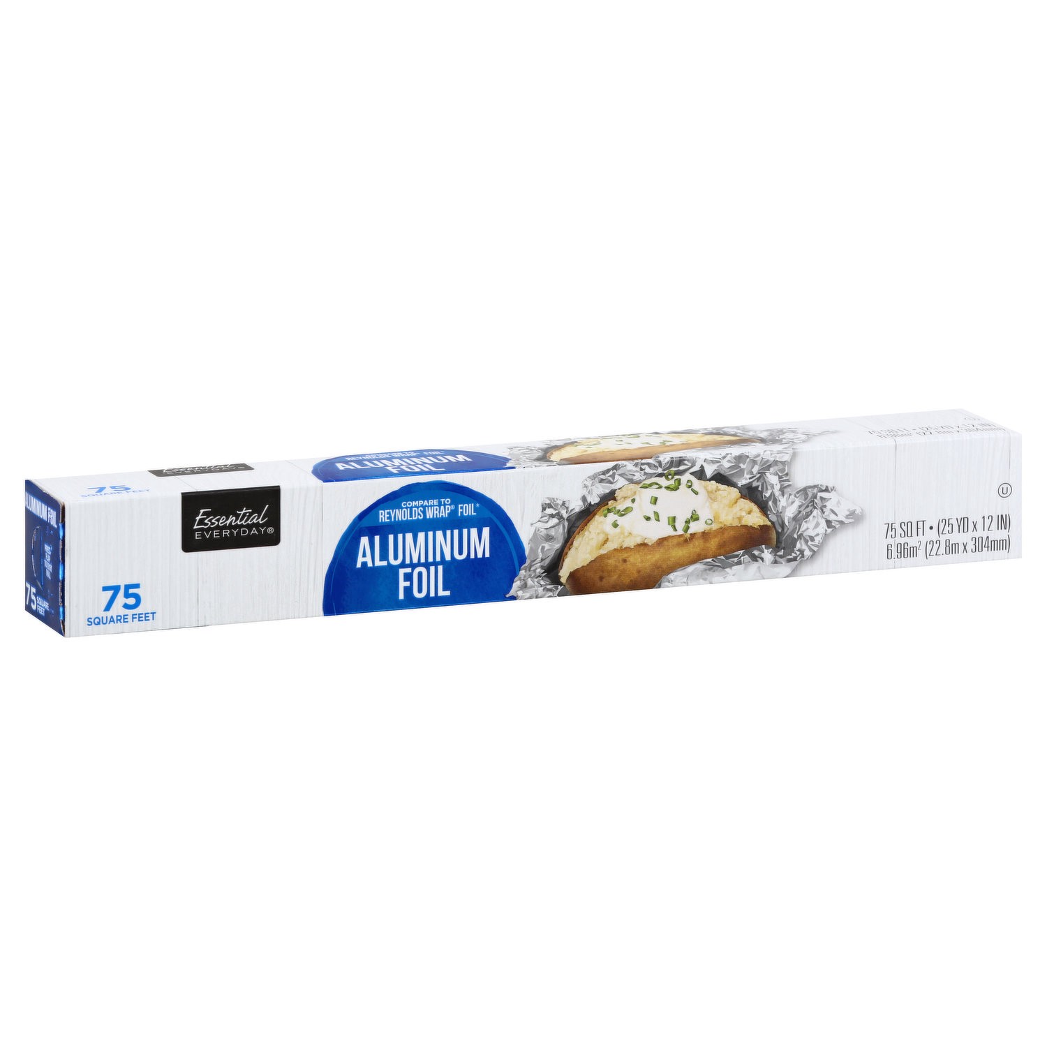 slide 1 of 1, Essential Everyday Aluminum Foil Economy Pack, 75 sq ft