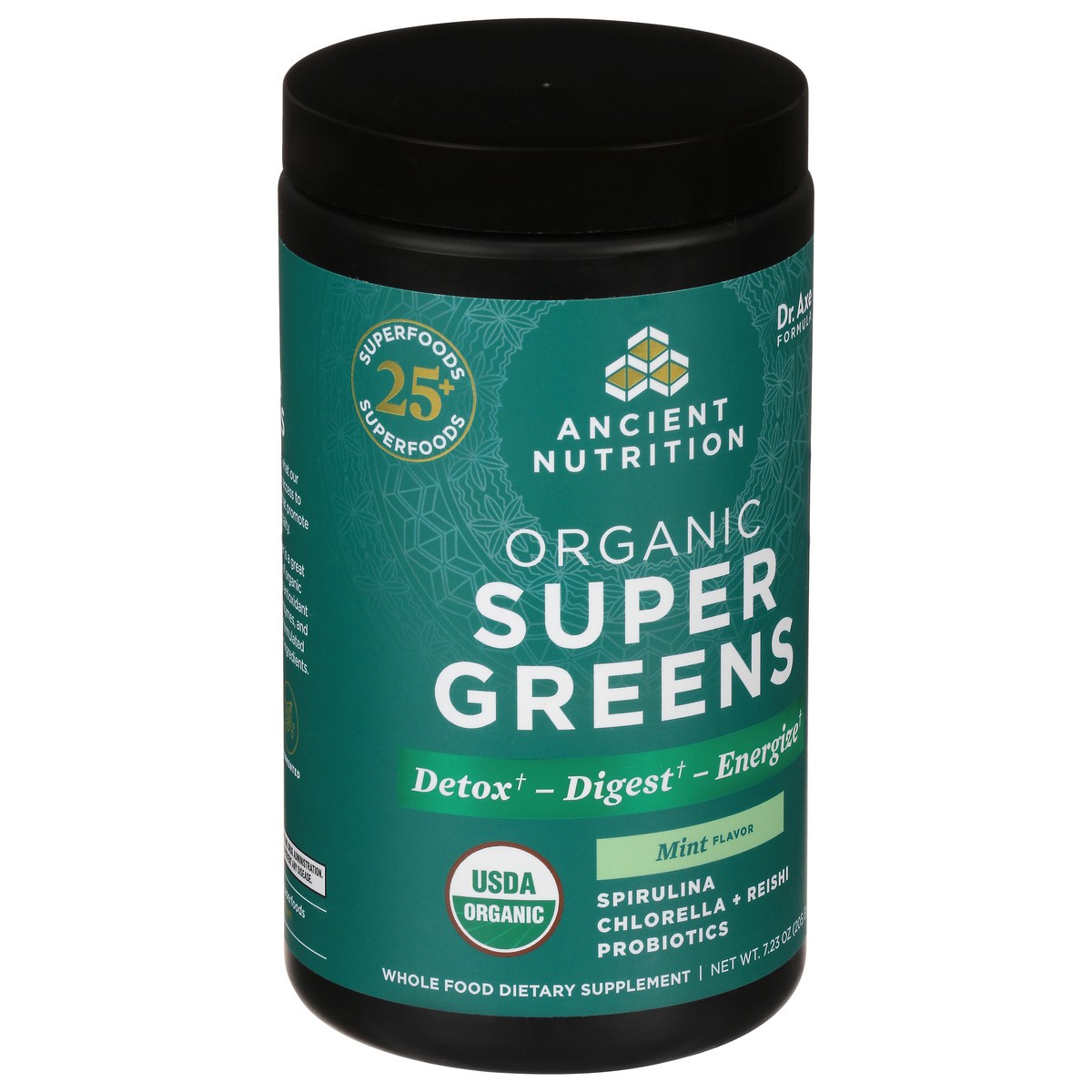 slide 5 of 9, Ancient Nutrition Organic Super Greens Mint Flavor, 1 ct