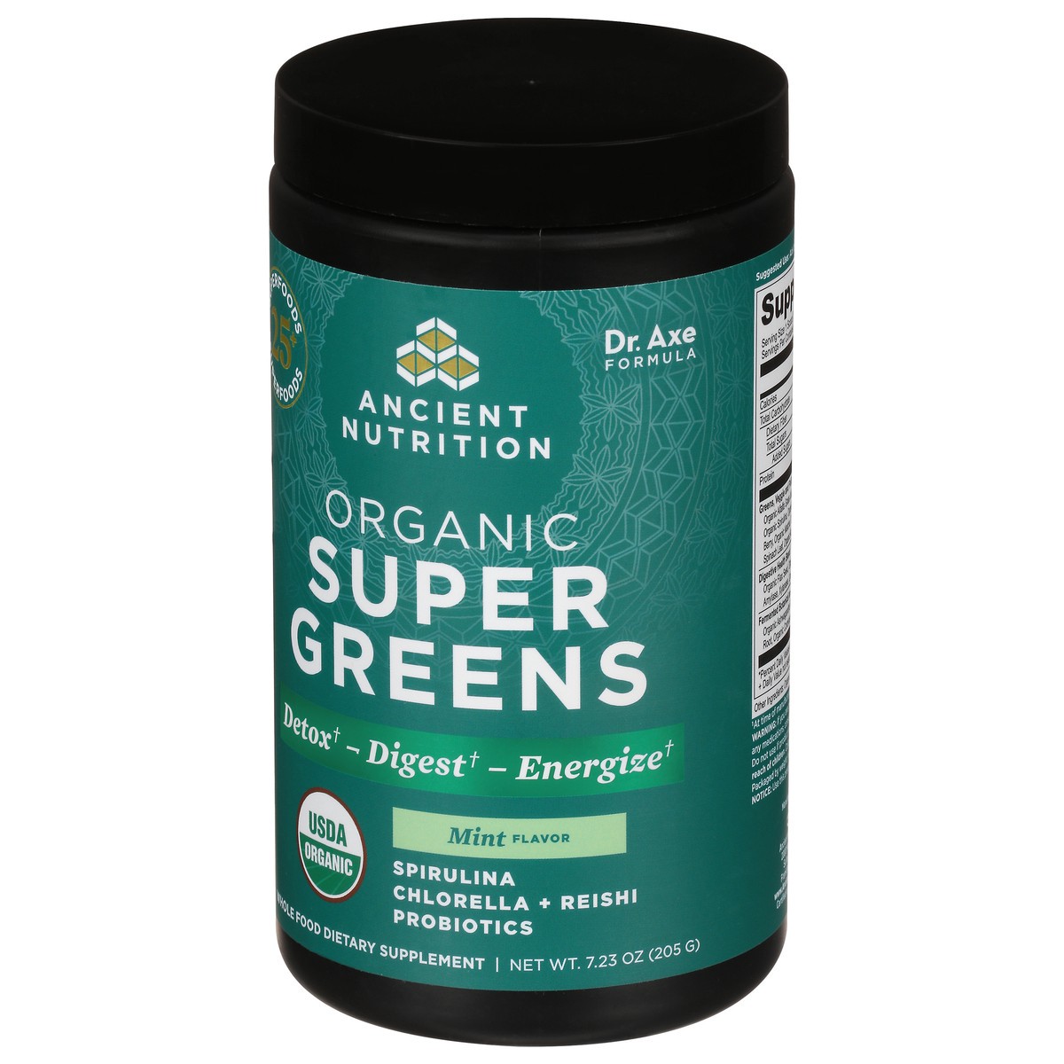slide 7 of 9, Ancient Nutrition Organic Super Greens Mint Flavor, 1 ct