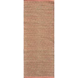 Haven + Key Geometric Runner Rug - Clay