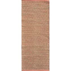 Haven + Key Geometric Runner Rug - Clay