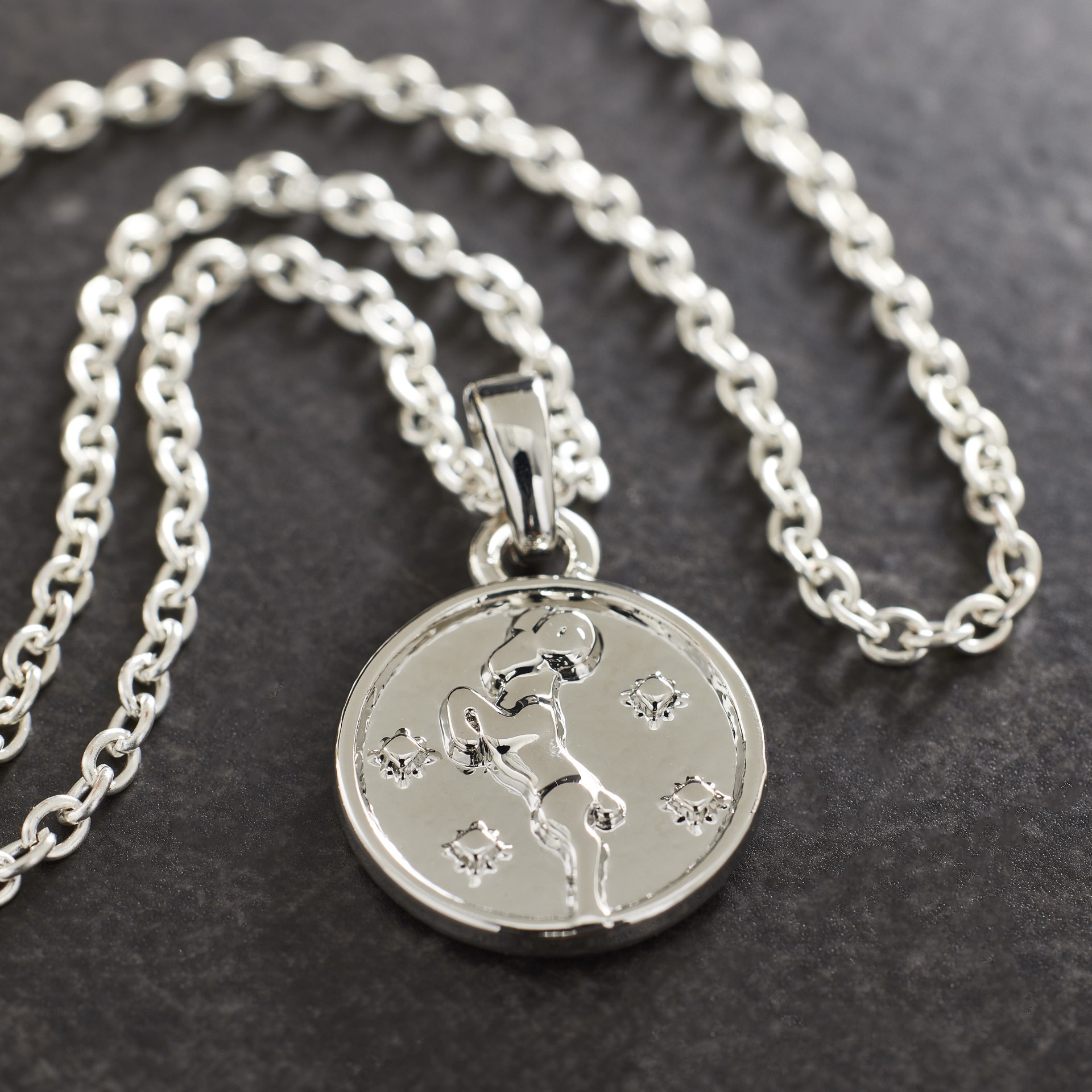 slide 3 of 3, Metal Zodiac Coin Charm By Bead Landing, 15 mm charm diameter