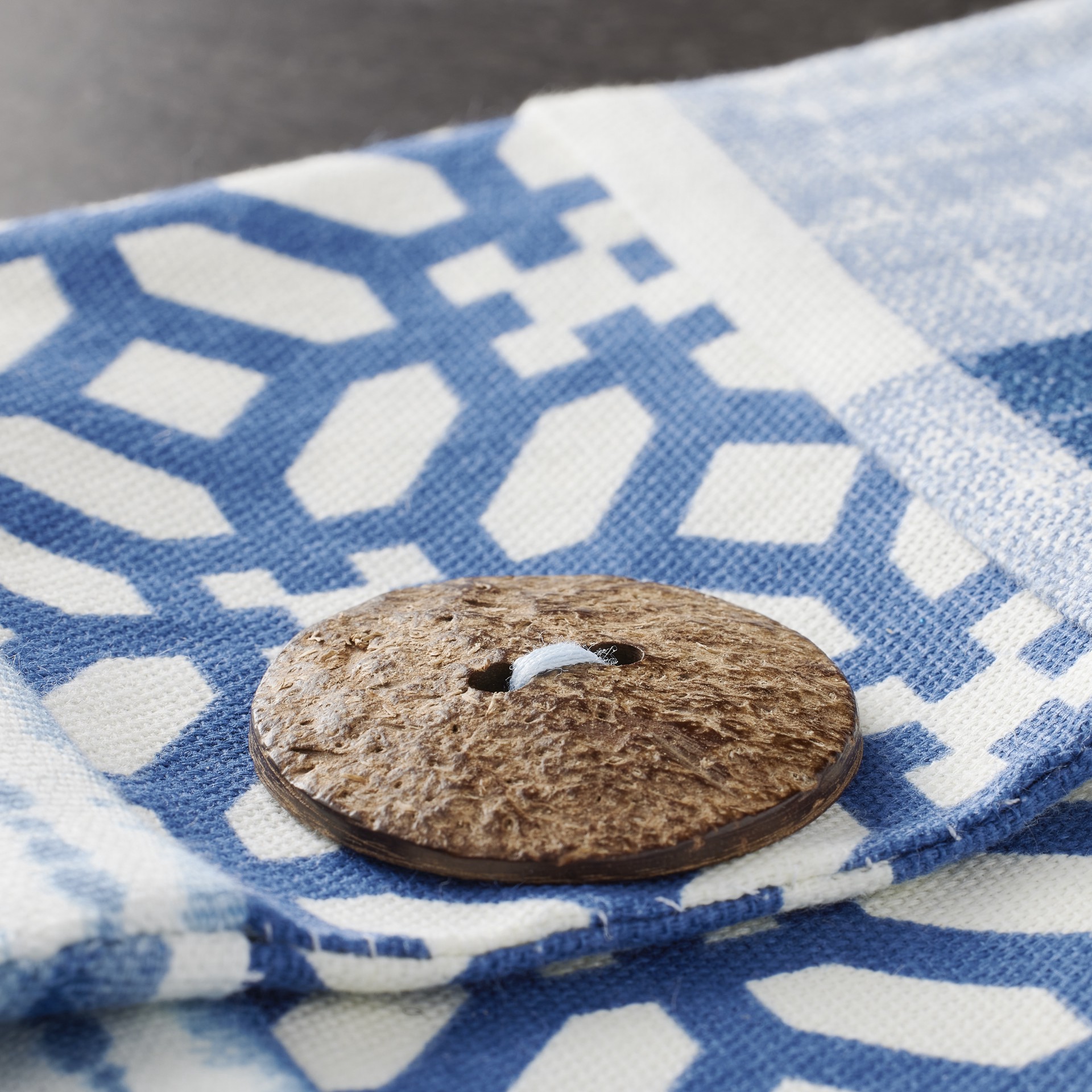 slide 2 of 2, Blumenthal Lansing Big Coconut Button, 1.5 in