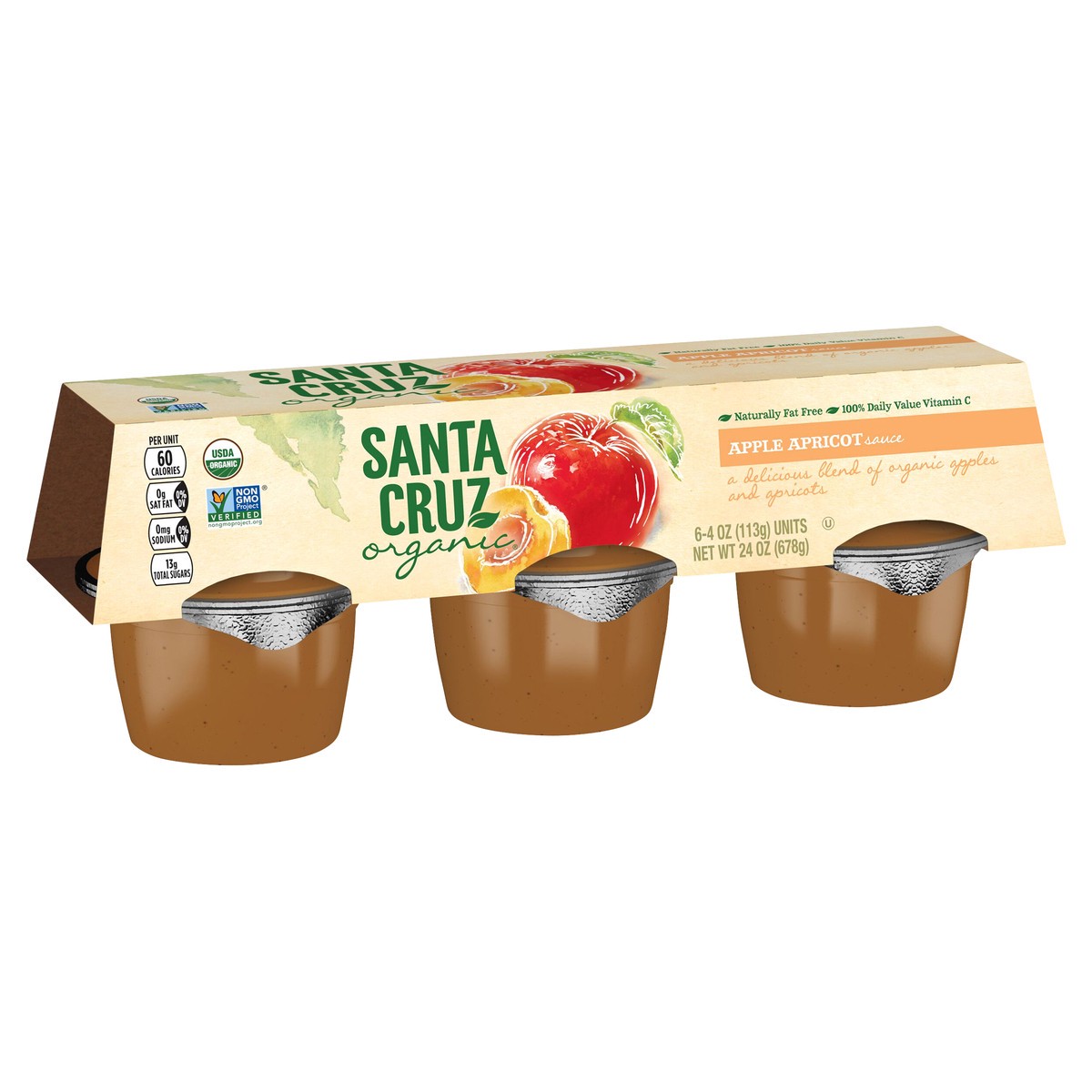 slide 2 of 13, Santa Cruz Organic Fruit Sauce, 24 oz