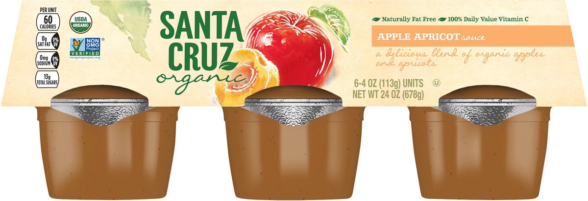 slide 7 of 13, Santa Cruz Organic Fruit Sauce, 24 oz