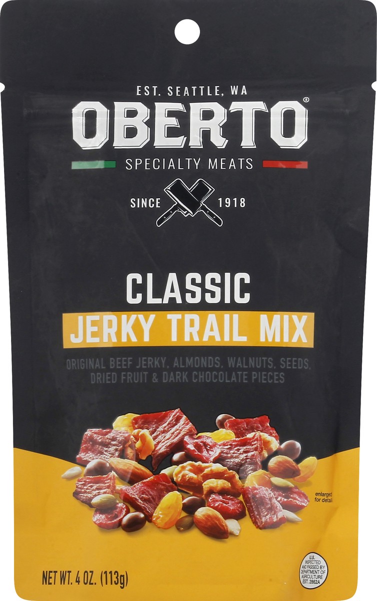 slide 1 of 11, Oberto Jerky Trail Mix 4 oz, 4 oz