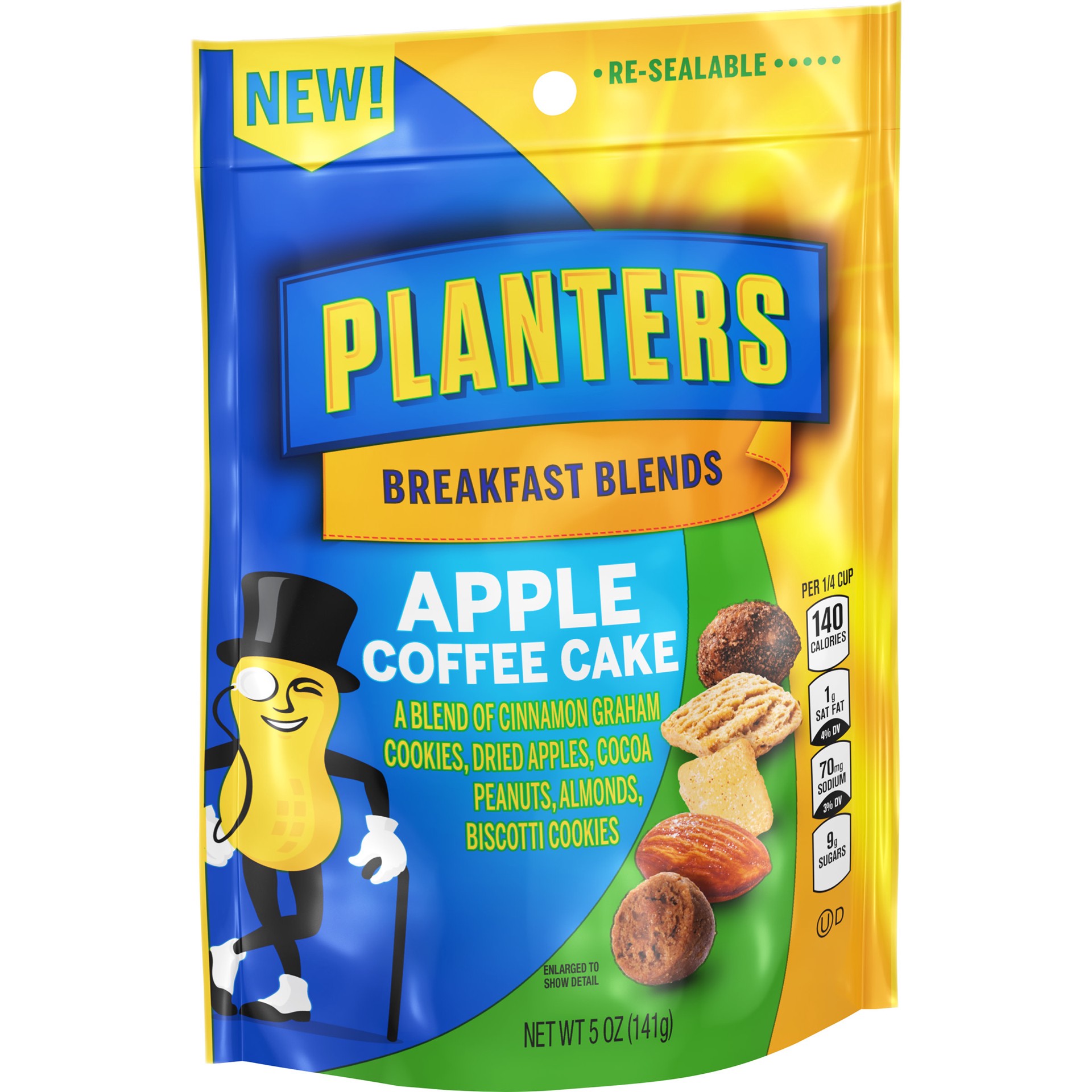 slide 3 of 5, Planters Breakfast Blends Apple Coffee Cake Trail Mix, (5 oz. Bag), 5 oz