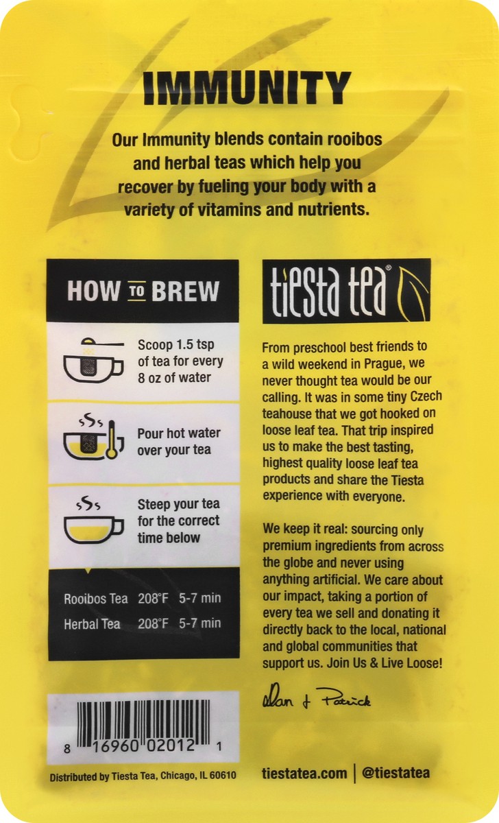 slide 2 of 9, Tiesta Tea Immunity Maui Mango Herbal Tea - 2.2 oz, 2.2 oz