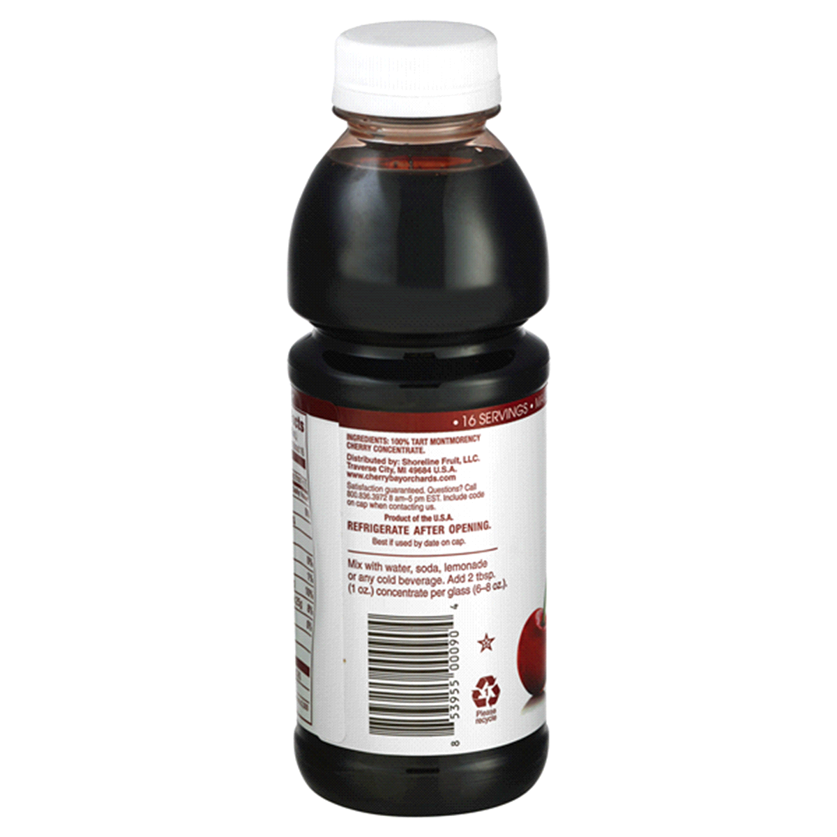 slide 2 of 4, Cherry Bay Orchards 100% Tart Montmorency Cherry Concentrate, 16 fl oz