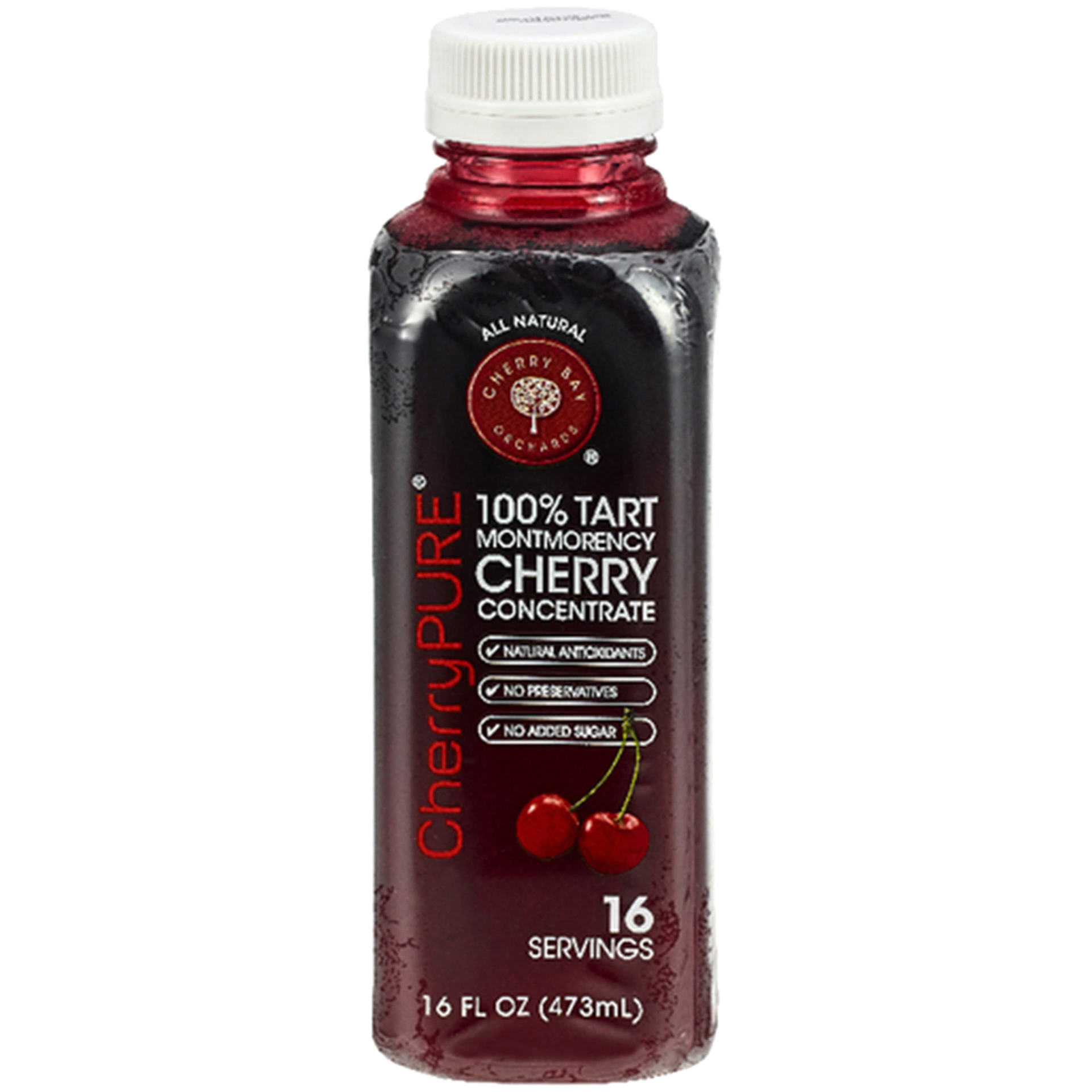 slide 1 of 4, Cherry Bay Orchards 100% Tart Montmorency Cherry Concentrate, 16 fl oz