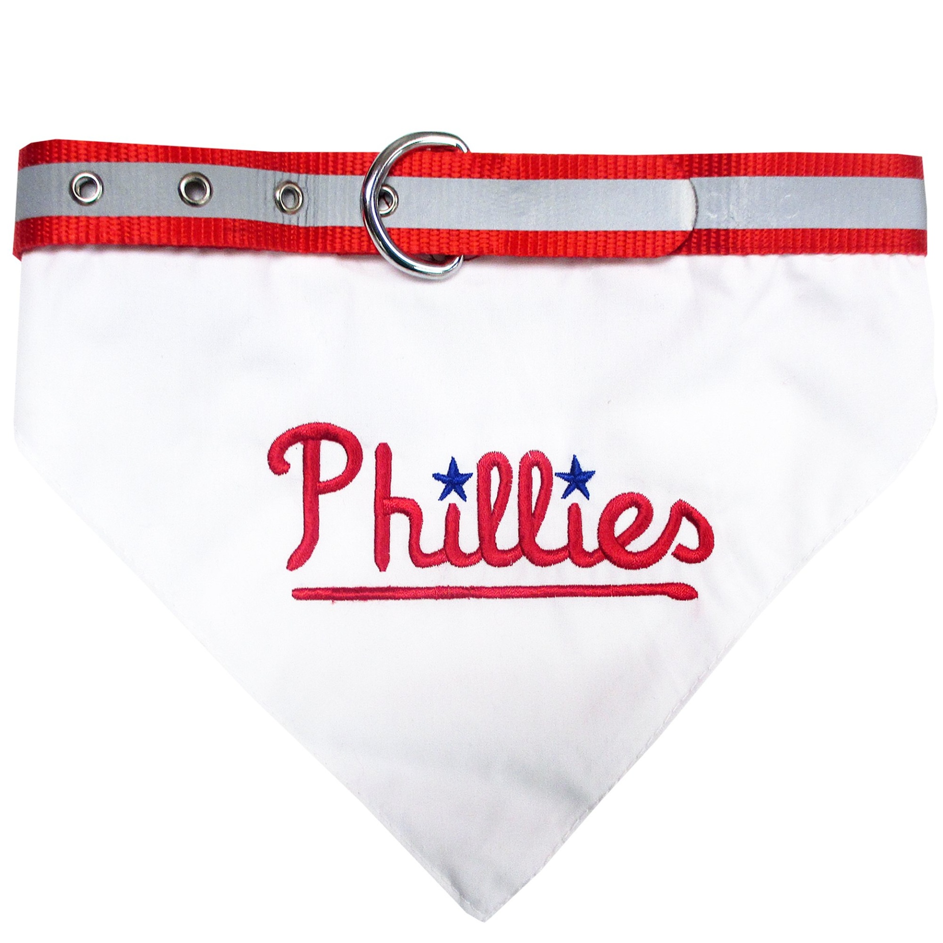 slide 1 of 1, Pets First Philadelphia Phillies Collar Bandana, SM