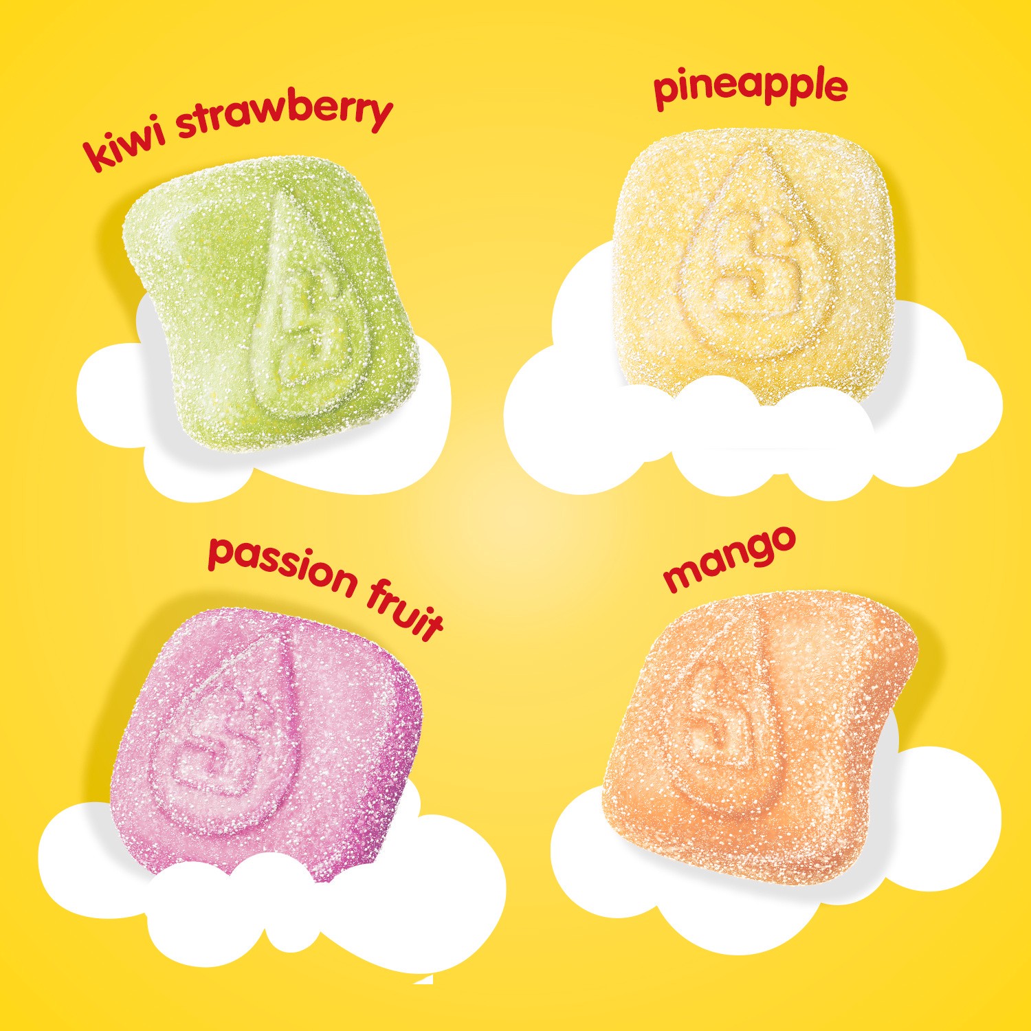 slide 3 of 8, STARBURST Airs Tropical Sour Gummy Candy, 4.3 oz Bag, 4.3 oz