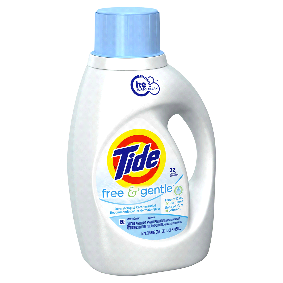 slide 2 of 3, Tide Free Gentle Laundry Detergent, 50 fl oz