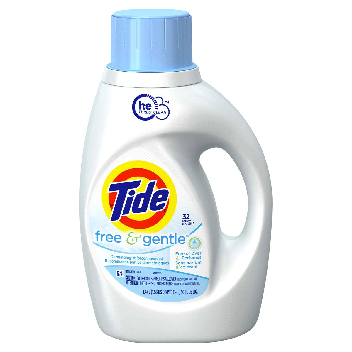 slide 3 of 3, Tide Free Gentle Laundry Detergent, 50 fl oz