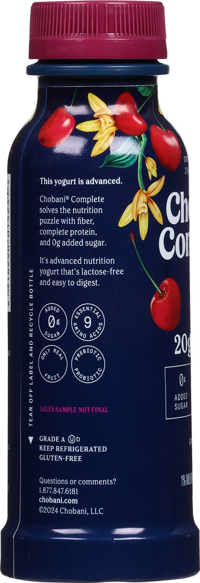 slide 11 of 12, Chobani Complete 1% Milkfat Lowfat Greek Cherry Vanilla Yogurt Drink 10 fl oz, 10 fl oz