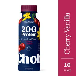 Chobani 20g Protein Lowfat Greek Yogurt Drink Cherry Vanilla 10 fl oz