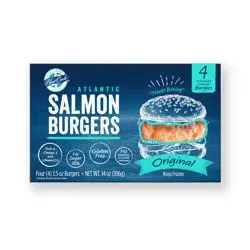 Blue Circle Foods Atlantic Salmon Burger Original