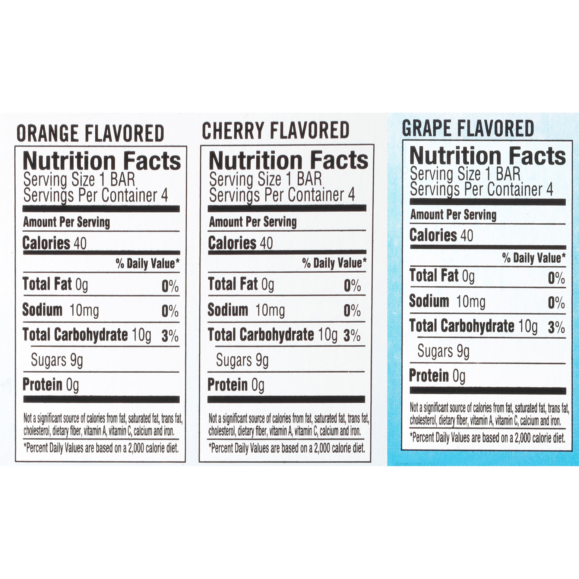 slide 2 of 8, Minute Maid Orange, Cherry & Grape Juice Bars, 12 ct