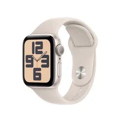 Apple Watch SE 2 GPS (2023) 40mm Starlight Aluminum Case with Starlight Sport Band - S/M