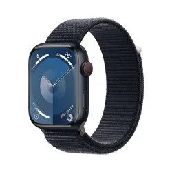 Apple Watch Series 9 GPS + Cellular (2023) 45mm Midnight Aluminum Case with Midnight Sport Loop