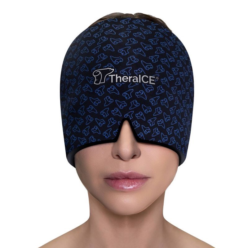 slide 3 of 8, TheraICE Headache & Migraine Soothing Relief Cap - One Size, 1 ct