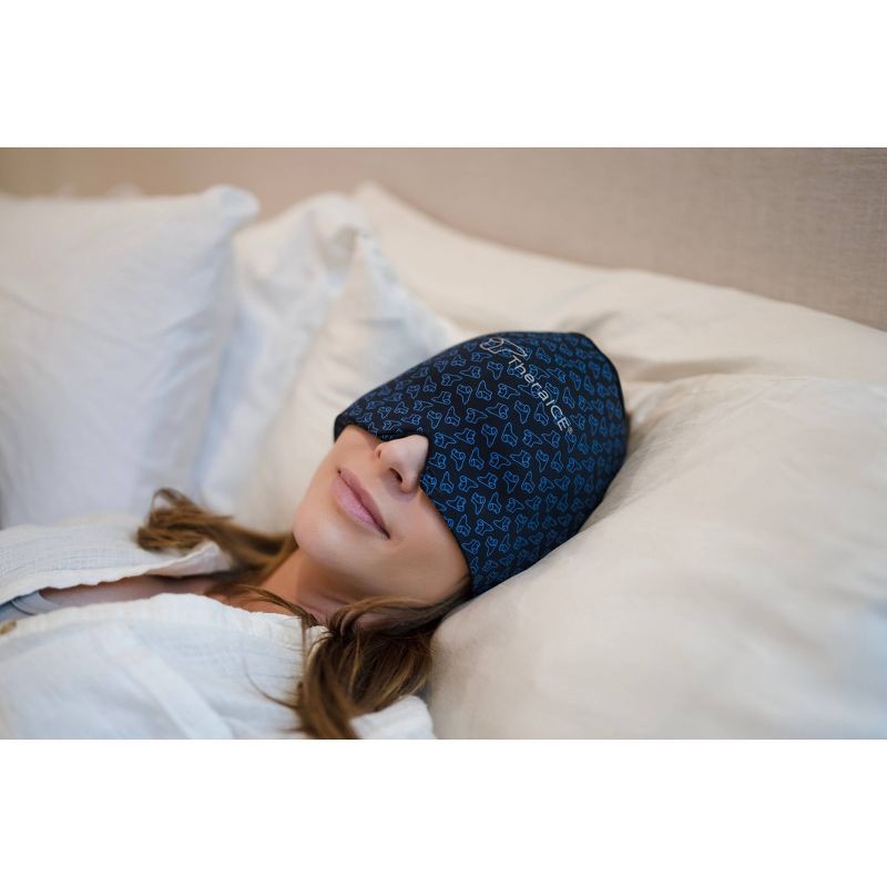 slide 5 of 8, TheraICE Headache & Migraine Soothing Relief Cap - One Size, 1 ct