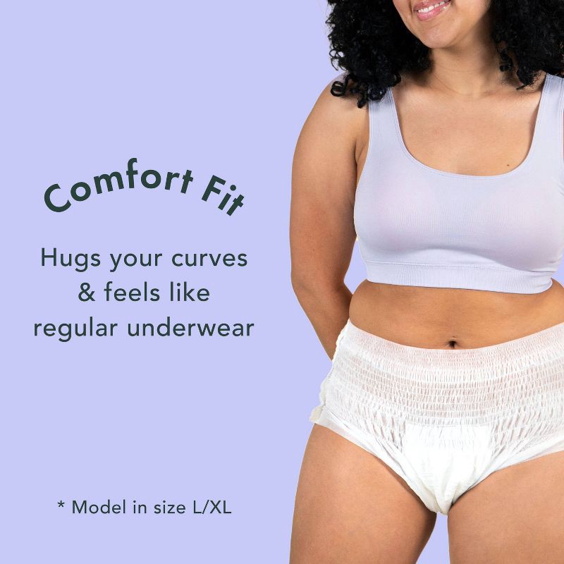 slide 6 of 11, Rael Organic Disposable Period Underwear - L/XL - 5ct, 5 ct