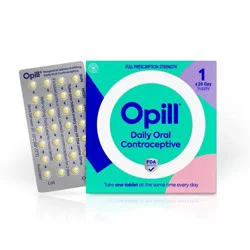 Opill Daily Oral Birth Control Pills - 1 Month - 28ct