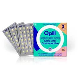 Opill Daily Oral Birth Control Pills - 3 Month - 84ct