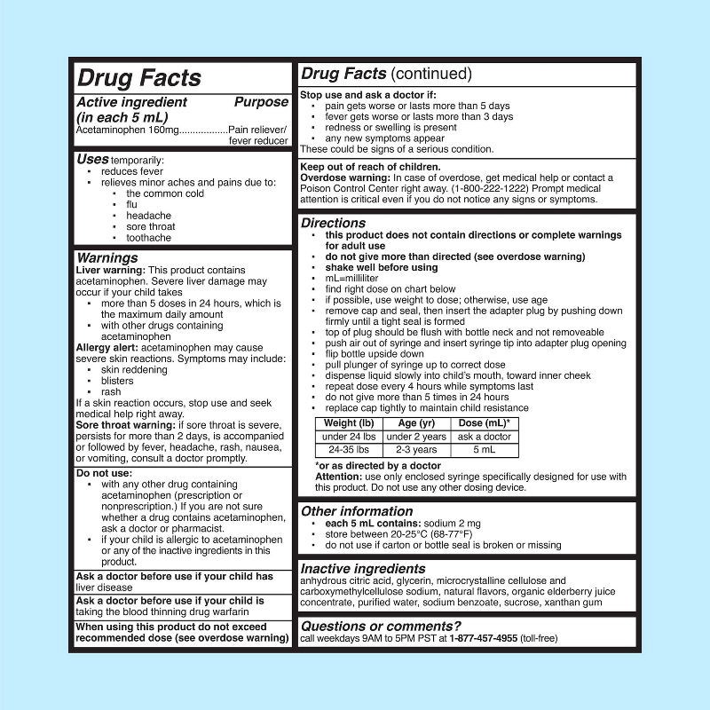 slide 9 of 13, Mommy's Bliss Infant Pain & Fever Acetaminophen - 2 fl oz, 2 fl oz