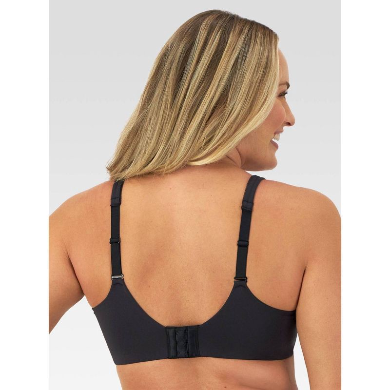 slide 3 of 4, Bali Women's Tailored Underwire Minimizer Full Coverage Bra - Black 40C: Adjustable No-Slip Straps, Nylon-Spandex Blend, 1 ct