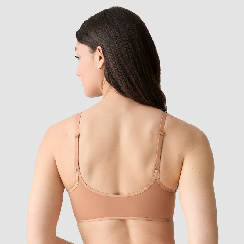 slide 4 of 6, True & Co. Women's Everybody Boost Bra - Beige M: Light Lift Push Up, Wireless, Adjustable Strap, Deep V Neck, Hand Wash, 1 ct