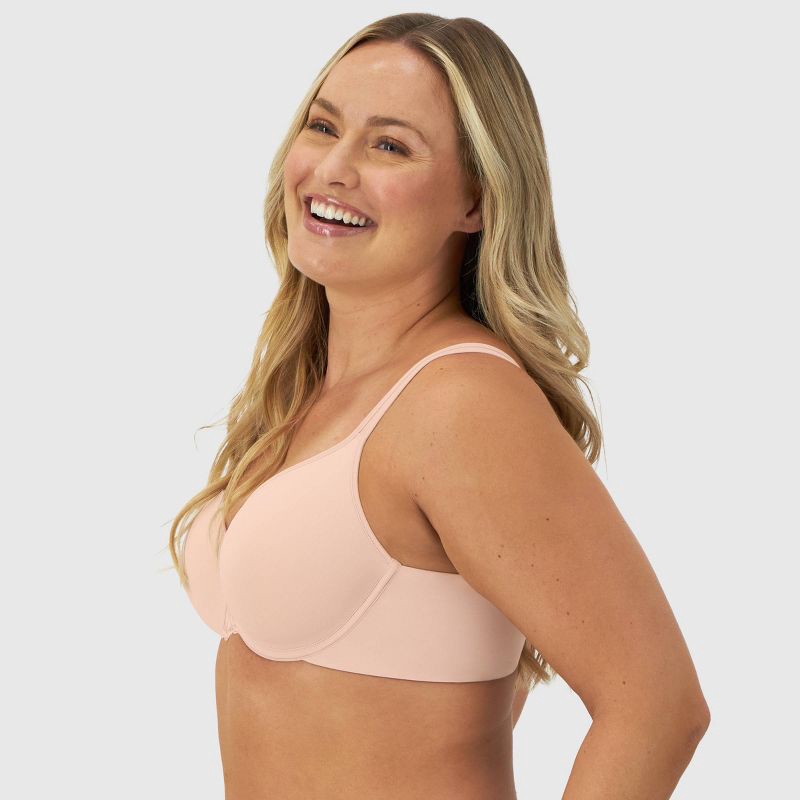 slide 2 of 4, Bali Women's Full Coverage Underwire T-Shirt Bra - Sandshell 40C: Lightly Lined, Adjustable No-Slip Straps, 1 ct