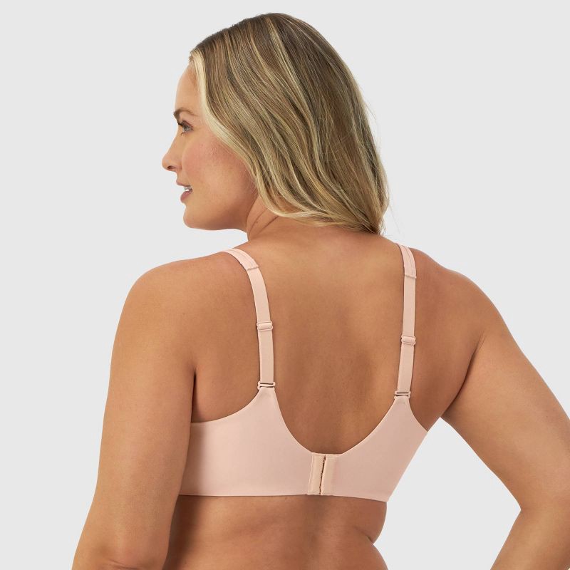 slide 3 of 4, Bali Women's Full Coverage Underwire T-Shirt Bra - Sandshell 40C: Lightly Lined, Adjustable No-Slip Straps, 1 ct