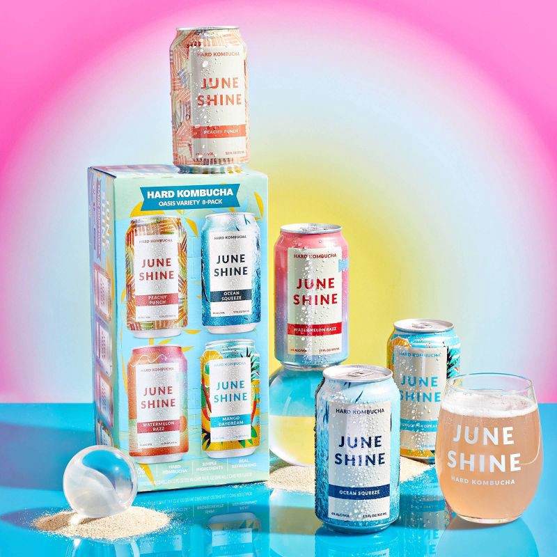 slide 3 of 4, JuneShine Oasis Variety Pack - 8pk/12 fl oz, 8 ct; 12 fl oz