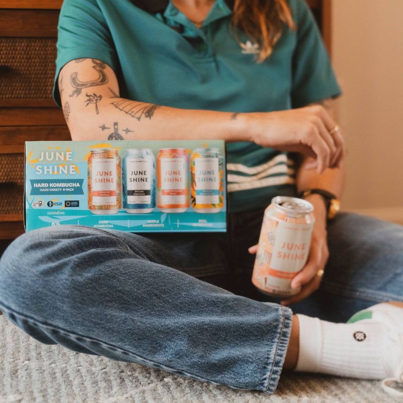 slide 4 of 4, JuneShine Oasis Variety Pack - 8pk/12 fl oz, 8 ct; 12 fl oz