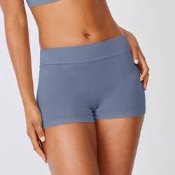 Jockey Generation™ Women's Seamfree® Comfort Waist Boyshorts 2pk - Steel Blue/Tan XXL: Mid Rise, Tagless