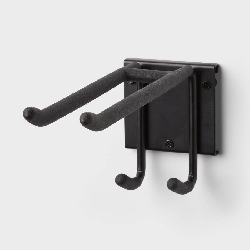 slide 1 of 3, Multi-Purpose Double Garage Tool Hook - Brightroom™: Steel Utility Rack for Garage Organization & Storage, 1 ct