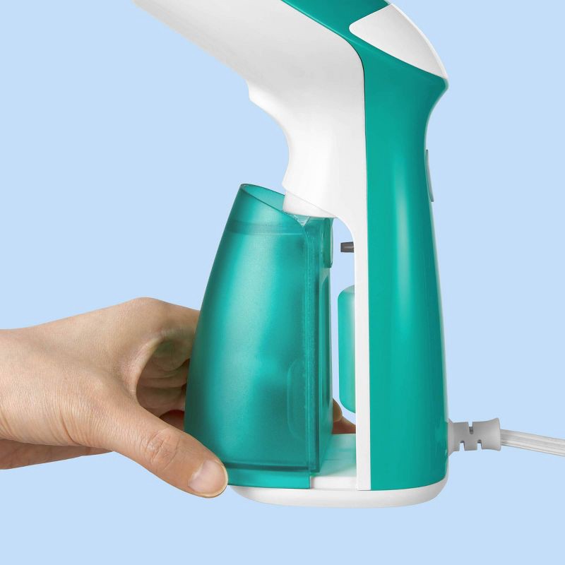 slide 4 of 8, Sunbeam 1000W Compact Handheld Steamer with Brush Attachment, 1 ct