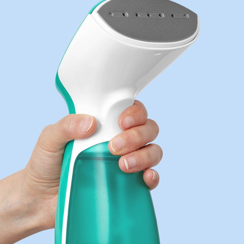 slide 6 of 8, Sunbeam 1000W Compact Handheld Steamer with Brush Attachment, 1 ct