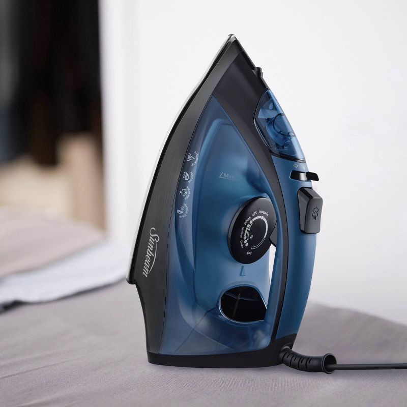 slide 7 of 8, Sunbeam 1200W Classic Steam Iron with Shot of Steam Feature, 1 ct