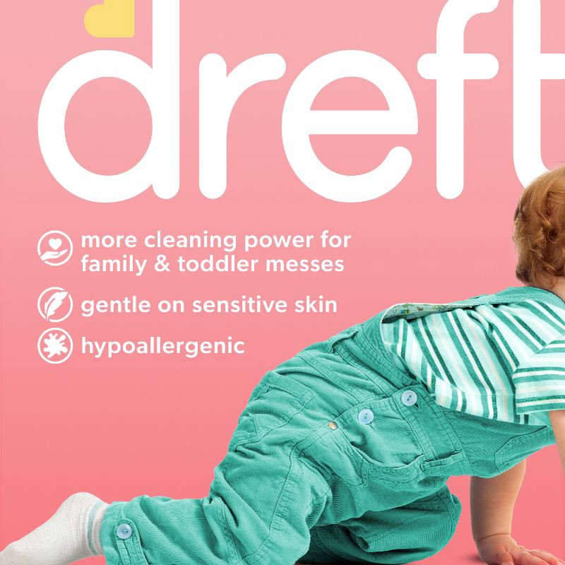 slide 2 of 8, Dreft Original Stage 2 Active Baby HE Liquid Laundry Detergent 64 Loads - 92 fl oz, 92 fl oz